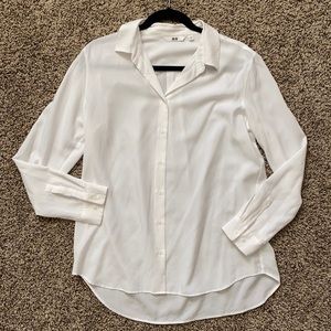 Uniqlo Classic White Blouse